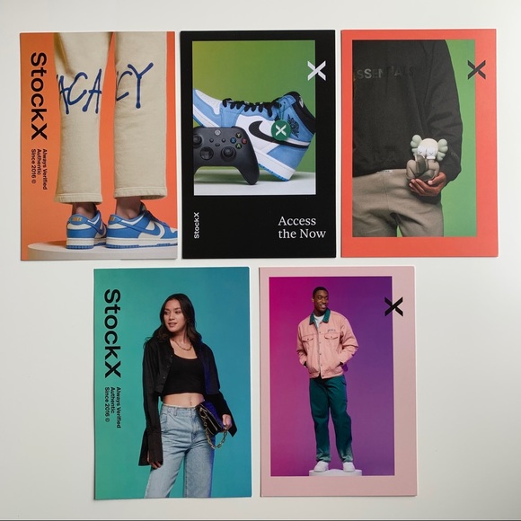 StockX Accessories 3 Sets Authentic Uncut Stockx Tags Stickers